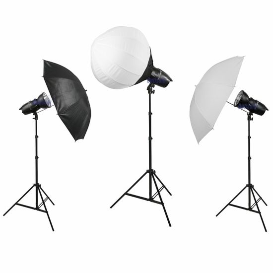 Conjunto Flash para estúdio fotográfico EG-750W Greika 110V ou 220V 220V Conjunto Flash para estúdio fotográfico EG-750W Greika 110V ou 220V 220V