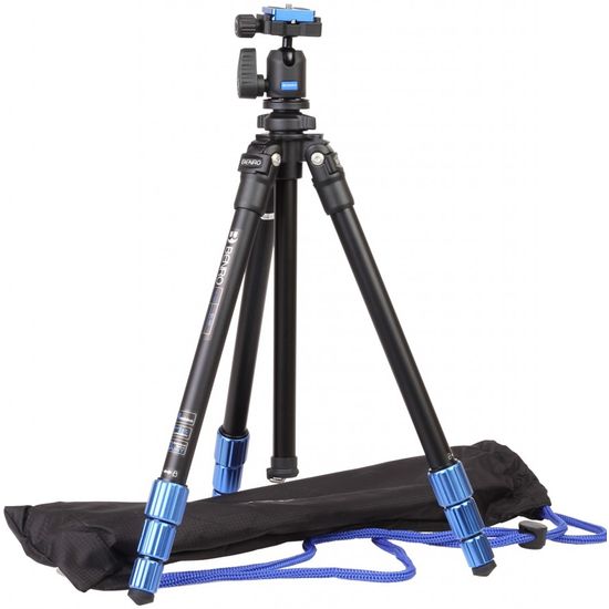 Tripe Slim Benro TSL08AN00 com Ballhead para até 4 kg Tripe Slim Benro TSL08AN00 com Ballhead para até 4 kg