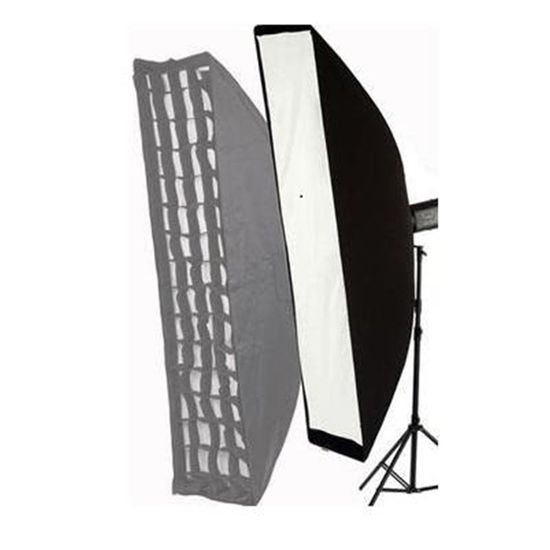 Softbox Montagem em Bowens Com Tela Grid 30x140 - Greika Softbox Montagem em Bowens Com Tela Grid 30x140 - Greika