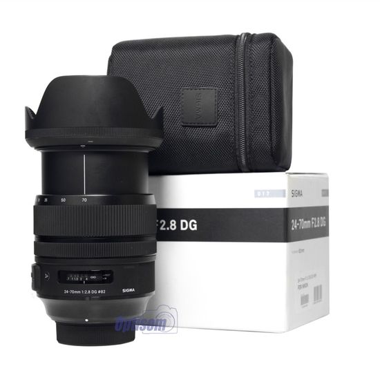 Lente Sigma 24-70mm f/2.8 DG OS HSM Para Nikon (Seminova) Lente Sigma 24-70mm f/2.8 DG OS HSM Para Nikon (Seminova)
