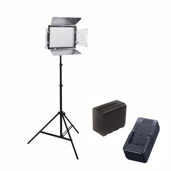 Kit Estúdio Tripe E Iluminador Led Yn300 Bi-color - Completo Kit Estúdio Tripe E Iluminador Led Yn300 Bi-color - Completo