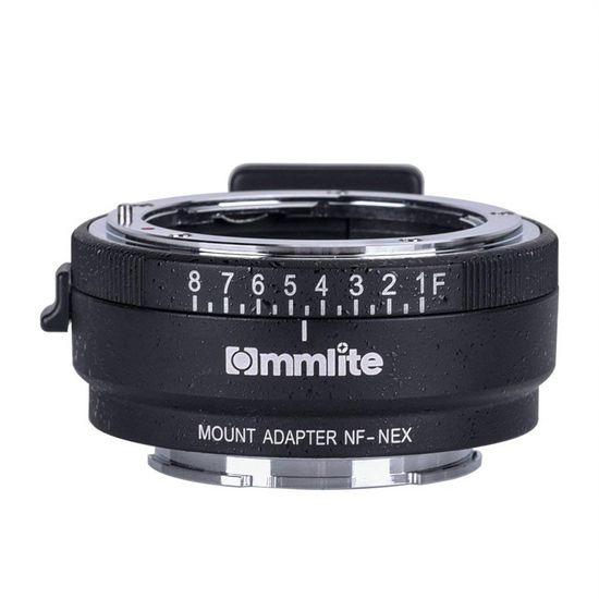 Adaptador Commlite E-mount p/ Lente Nikon F Adaptador Commlite E-mount p/ Lente Nikon F