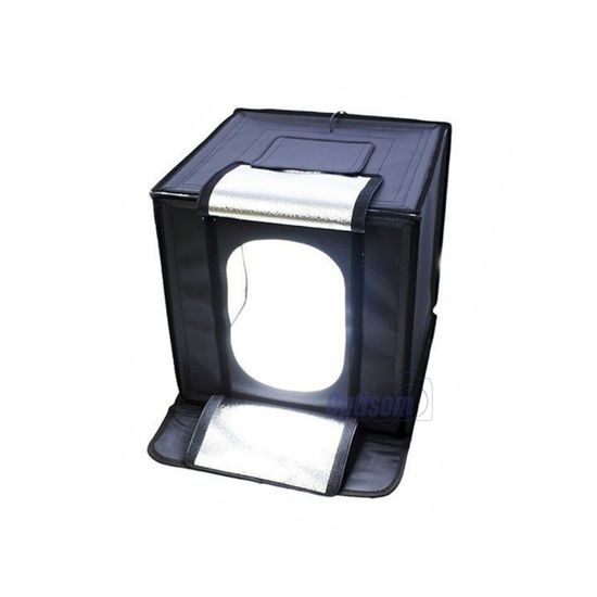 Mini estúdio fotográfico Greika com iluminação led - 40 x 40 cm Mini estúdio fotográfico Greika com iluminação led - 40 x 40 cm