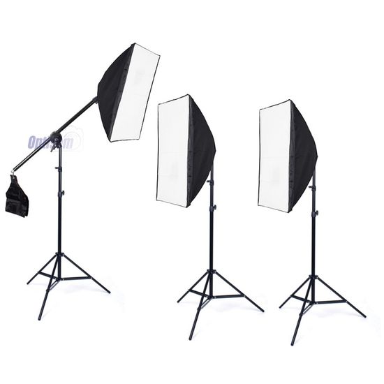 Kit luz estúdio Greika Agata Girafa PKSB04 Kit luz estúdio Greika Agata Girafa PKSB04