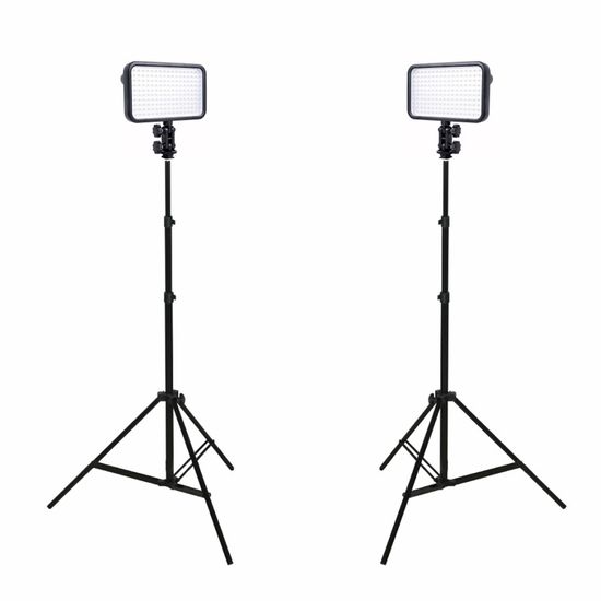 Kit Led Godox 170 duplo com tripés Kit Led Godox 170 duplo com tripés