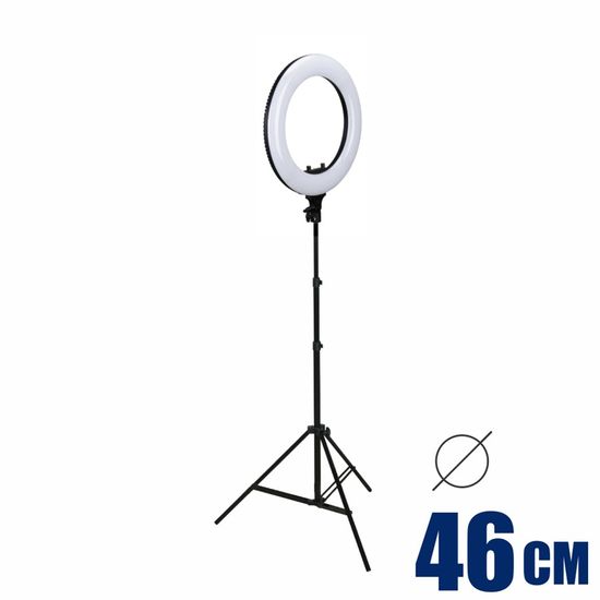 Iluminação Ring light para maquiadores Greika R-48B Bicolor Iluminação Ring light para maquiadores Greika R-48B Bicolor