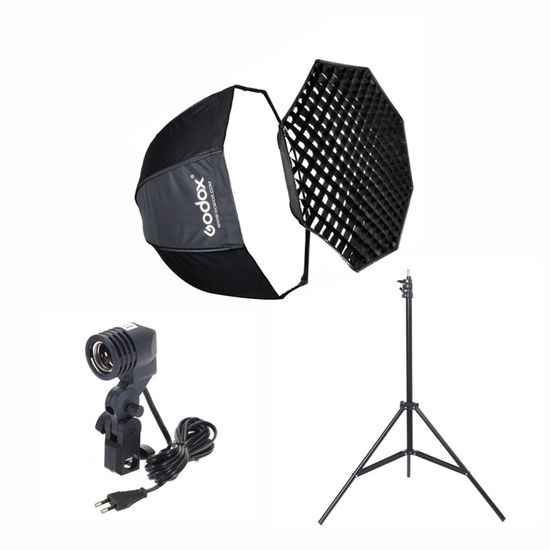 Softbox Octogonal 80cm com grid para lâmpada Softbox Octogonal 80cm com grid para lâmpada