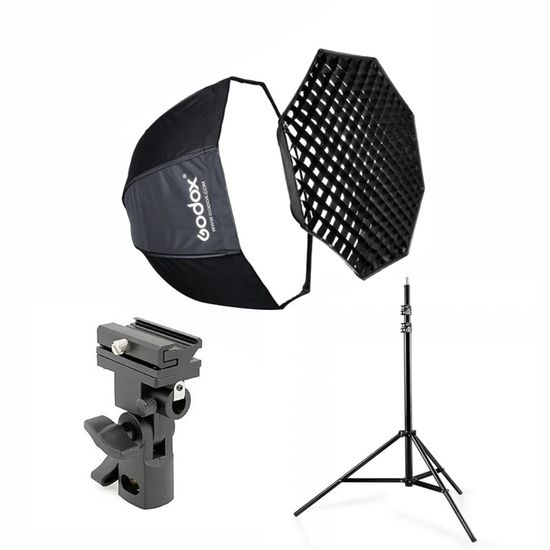 Softbox Octogonal 120 cm com Grid para Flash dedicado Softbox Octogonal 120 cm com Grid para Flash dedicado