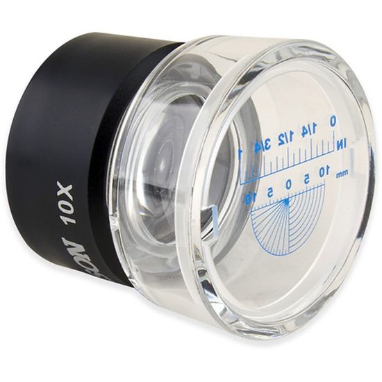 Lupa de bolso milimétrica LL-20 10X Carson Lupa de bolso milimétrica LL-20 10X Carson