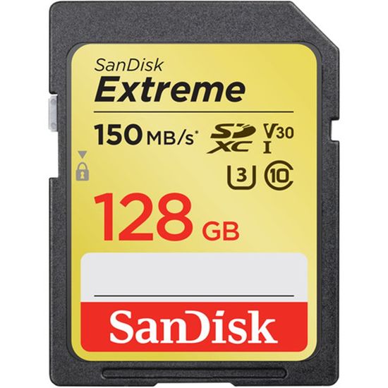 Cartão de Memoria Sandisk 128 Gb 150Mbs UHS-I SDXC Cartão de Memoria Sandisk 128 Gb 150Mbs UHS-I SDXC