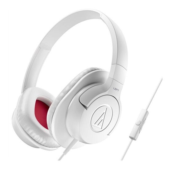 Fone de ouvido Headset Audio-technica ATH-AX1IS white
