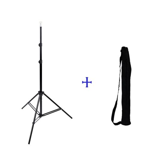 Kit tripé de iluminação 2 metros YS302 com bolsa Kit tripé de iluminação 2 metros YS302 com bolsa