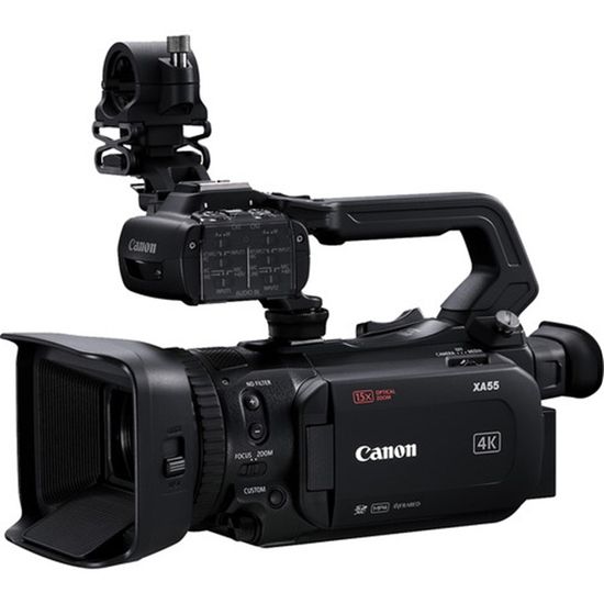 Filmadora Canon XA55 UHD 4K30 SDI com Dual-Pixel AF
