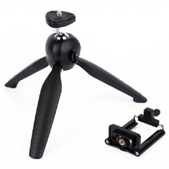 Mini Tripé De Mesa + Suporte Para Celular Mini Tripé De Mesa + Suporte Para Celular