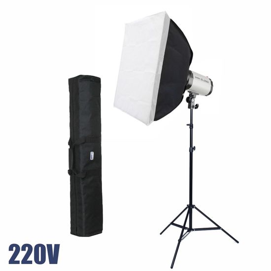 Kit Flash Estúdio Godox 250W Mini pioneer 250DI 220V - Single