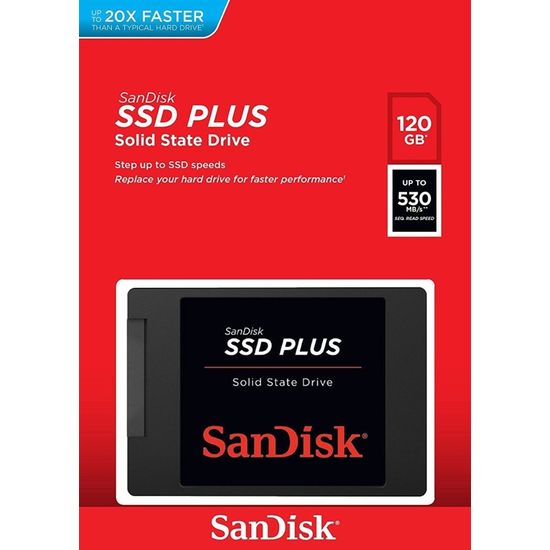 SSD Plus 120 Gb 530 Mbs - Sandisk SSD Plus 120 Gb 530 Mbs - Sandisk