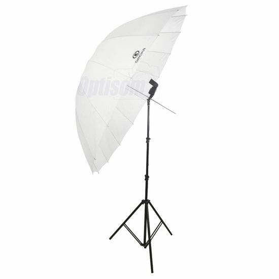 Kit Greika Sombrinha difusora Grande 180 cm + Suporte Flash + Tripé Kit Greika Sombrinha difusora Grande 180 cm + Suporte Flash + Tripé