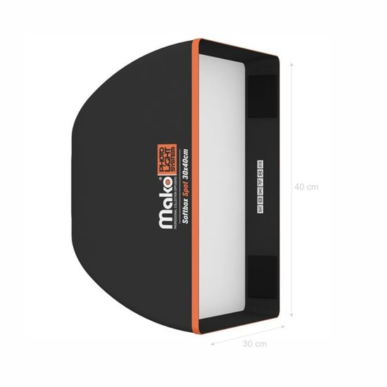 Softbox Spot Mako 30x40 cm G4 Bowens Softbox Spot Mako 30x40 cm G4 Bowens