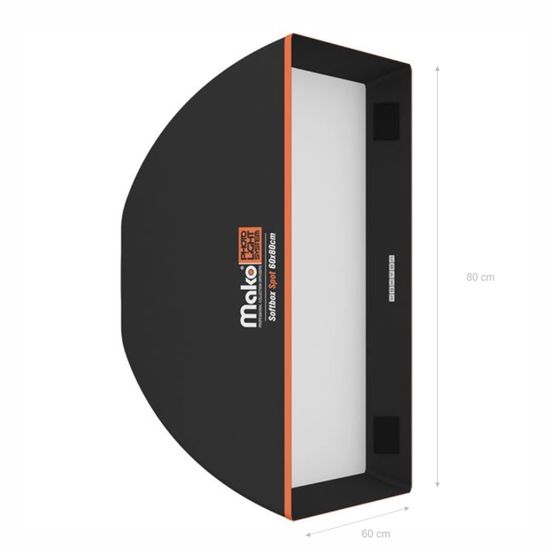 Softbox Spot Mako 60x80 cm G4 Bowens Softbox Spot Mako 60x80 cm G4 Bowens