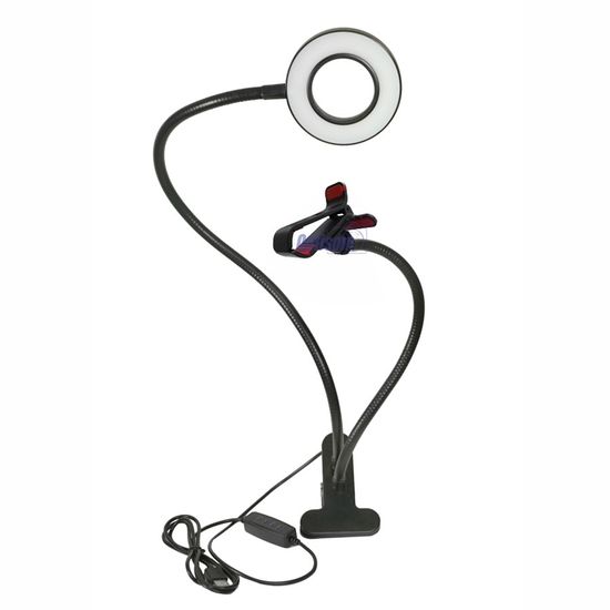 Iluminador circular ring light Selfie com suporte smartphone para lives - Greika Iluminador circular ring light Selfie com suporte smartphone para lives - Greika