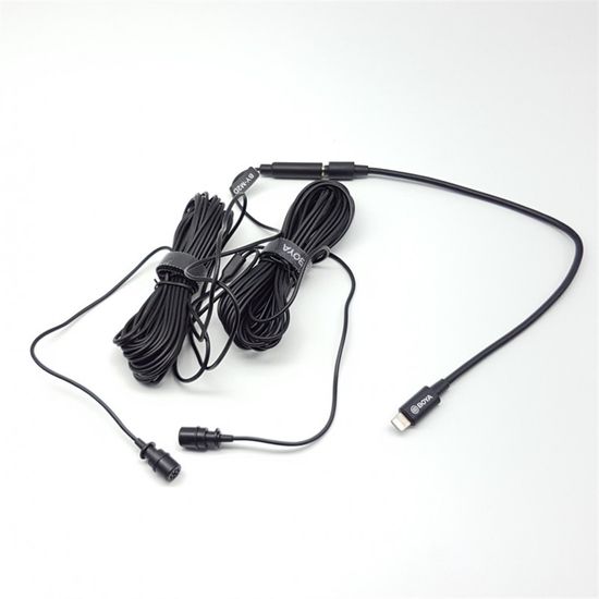 Microfone Lapela Duplo conector lightning Boya BY-M2D para iPhone, iPad Microfone Lapela Duplo conector lightning Boya BY-M2D para iPhone, iPad