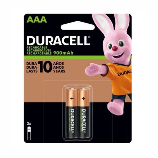 Pilha Recarregável Duracell AAA 900mAh 1.2V Pilha Recarregável Duracell AAA 900mAh 1.2V