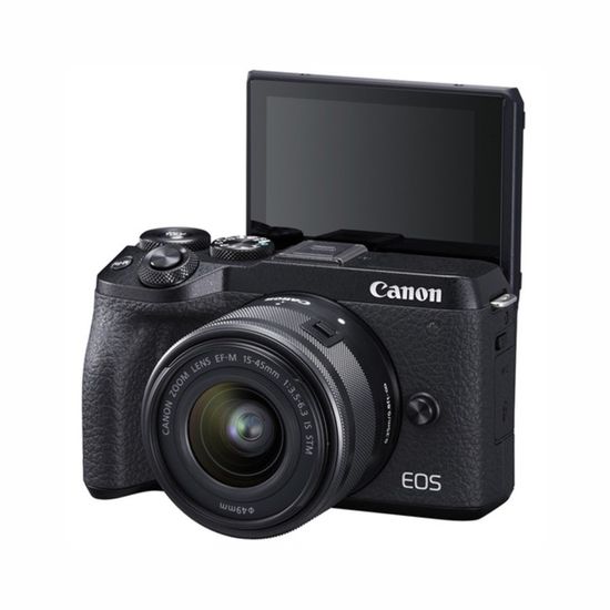 Câmera Canon EOS M6 Mark II 32.5MP 4K kit 15-45 mm Câmera Canon EOS M6 Mark II 32.5MP 4K kit 15-45 mm