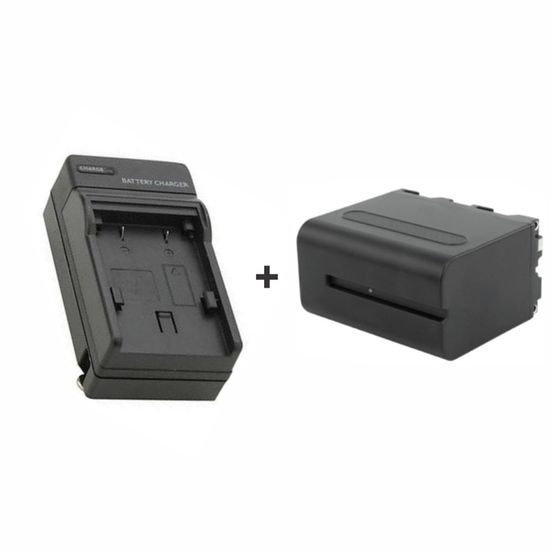 Bateria para led e filmadoras NP-F970 + Carregador bivolt Bateria para led e filmadoras NP-F970 + Carregador bivolt