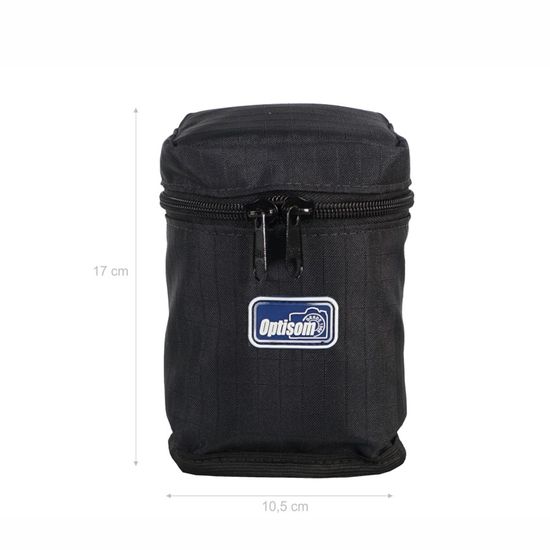 Porta lente case acolchoado universal Optisom - M Porta lente case acolchoado universal Optisom - M