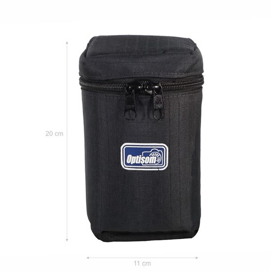 Porta lente case acolchoado universal Optisom - G Porta lente case acolchoado universal Optisom - G