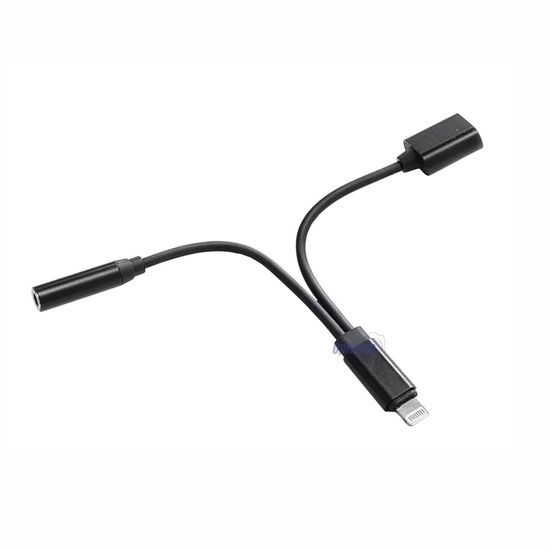 Adaptador Lightning para fone e carregador iPhone P2 Adaptador Lightning para fone e carregador iPhone P2