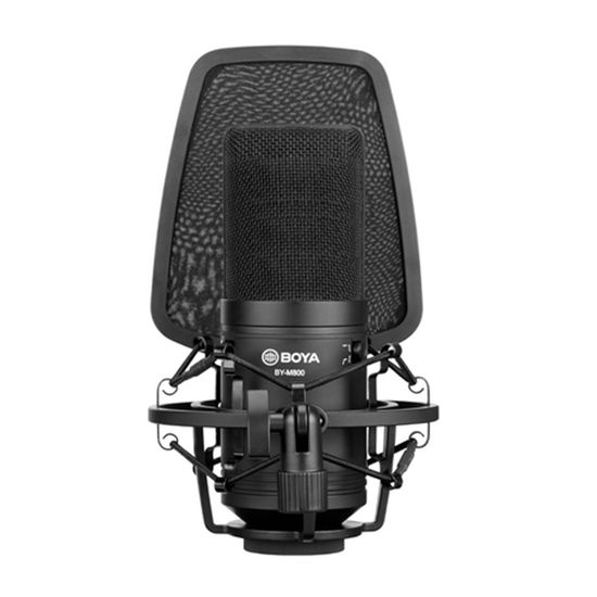 Microfone Condensador voz e instrumento Boya BY-M800