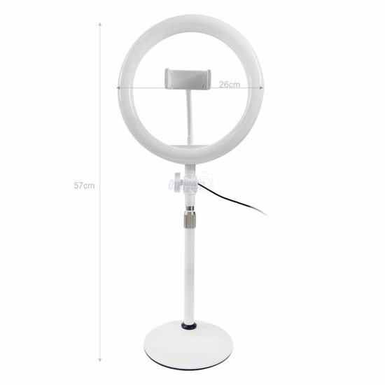 Suporte de celular com luz led ring light para lives Suporte de celular com luz led ring light para lives