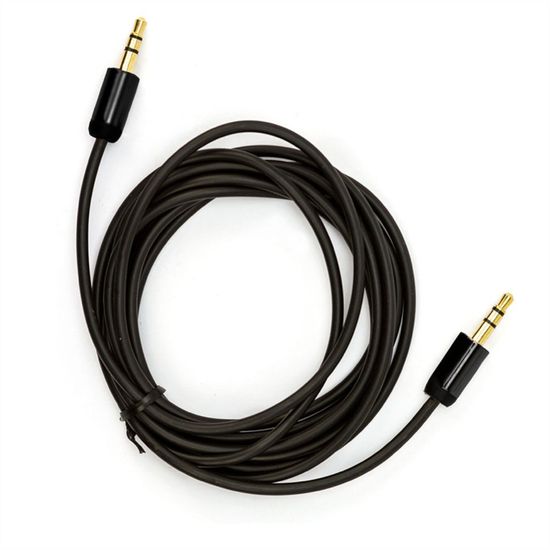 Cabo auxiliar de áudio P2/P2 1,2 metros para caixas de som, microfone Cabo auxiliar de áudio P2/P2 1,2 metros para caixas de som, microfone