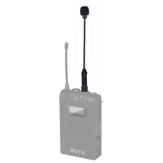 Microfone Flexível Goose Neck Boya BY-UM2 para WM4, WM8