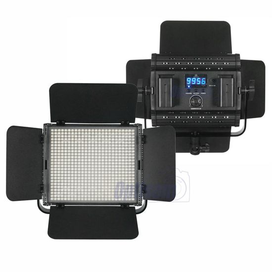 Iluminador Led Greika HS-600MB PRO Bicolor + Baterias + Carregador + Fonte Iluminador Led Greika HS-600MB PRO Bicolor + Baterias + Carregador + Fonte