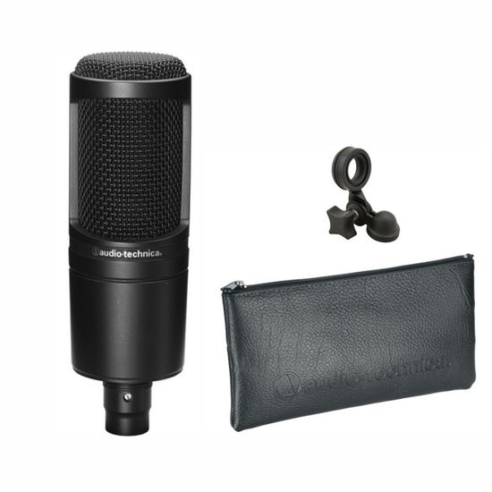 Microfone Estúdio Condensador Audio Technica AT2020 Cardióide Microfone Estúdio Condensador Audio Technica AT2020 Cardióide