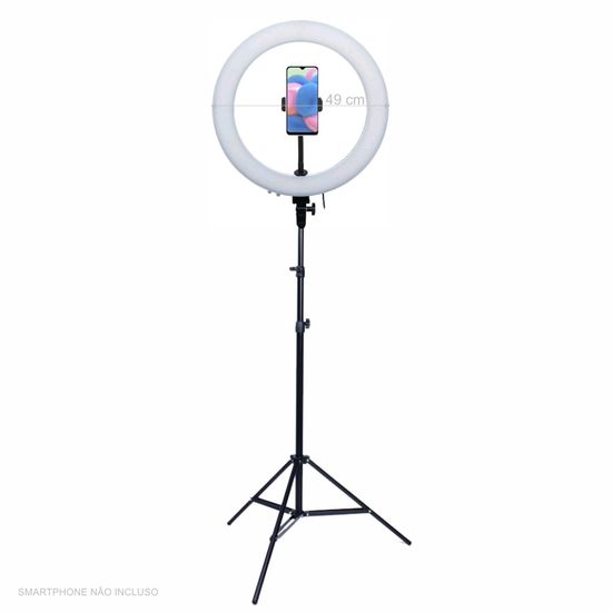 Ring Light 60W Exbom Branco Quente e Frio 19 Ring Light 60W Exbom Branco Quente e Frio 19