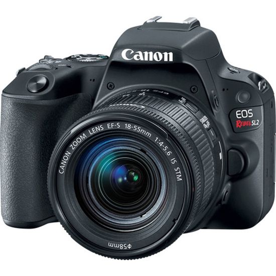 Camera Canon EOS Rebel SL2 Com 18-55mm com Wifi - 24.2MP Camera Canon EOS Rebel SL2 Com 18-55mm com Wifi - 24.2MP