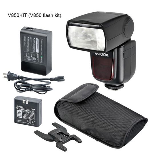 Flash Speedilite Godox V850 Com Bateria Lithium Ion Flash Speedilite Godox V850 Com Bateria Lithium Ion