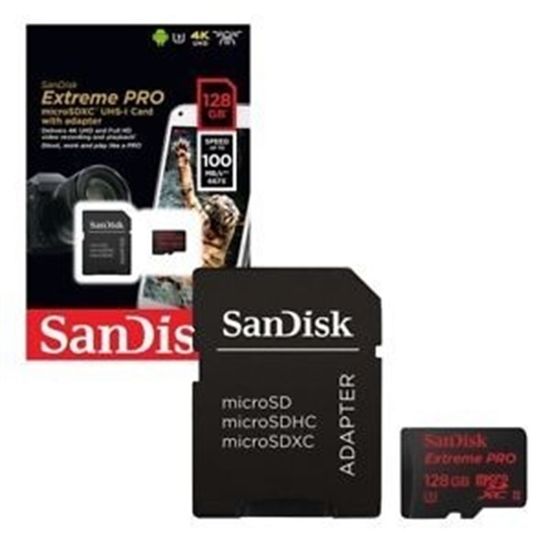 Cartão Micro SD 128 Gb 100 Mb/s 4K– Sandisk, Cartão de Memória