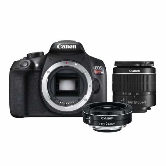 Kit Canon T6 + 18-55mm III + 24mm f/2.8