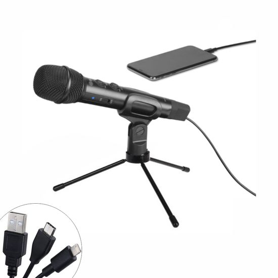 Microfone De Mão Para Iphone, Android E Computador Boya By-hm2 Microfone De Mão Para Iphone, Android E Computador Boya By-hm2