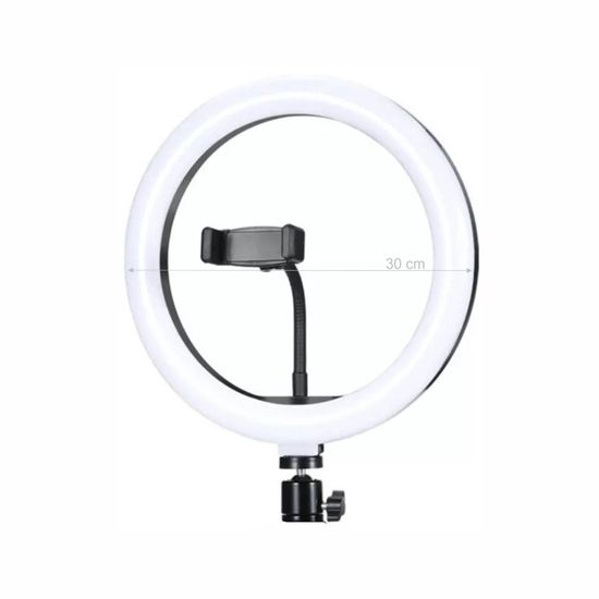 Iluminador Ring Light Circular 12 Polegadas Bicolor Exbom 16w Iluminador Ring Light Circular 12 Polegadas Bicolor Exbom 16w