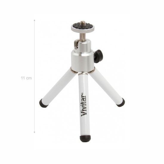 Mini Tripé De Mesa Vivitar Branco Mini Tripé De Mesa Vivitar Branco