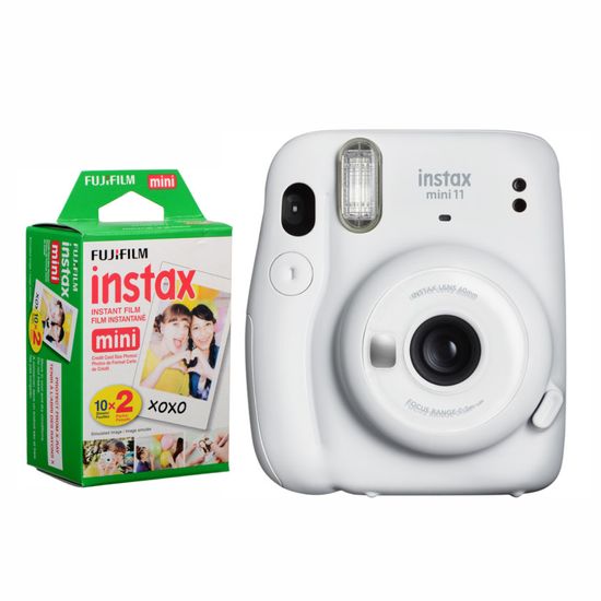Câmera Instantânea Fujifilm Instax Mini 11 Branca + Filme Câmera Instantânea Fujifilm Instax Mini 11 Branca + Filme