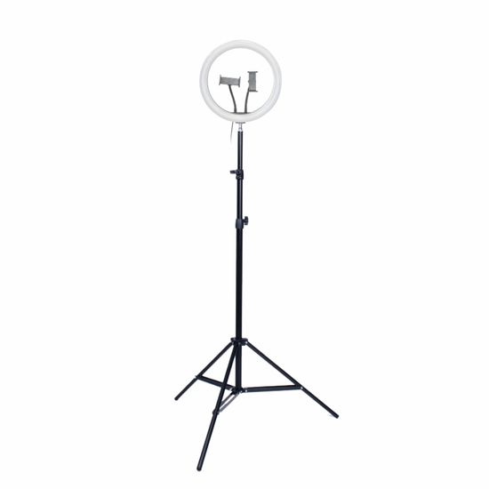 Iluminador Ring Light Make Greika 12 Polegadas Quente/frio + Tripé Iluminador Ring Light Make Greika 12 Polegadas Quente/frio + Tripé