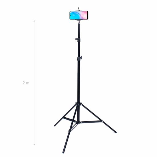 Tripé De Iluminação Youtuber + Adaptador Celular 2m Tripé De Iluminação Youtuber + Adaptador Celular 2m