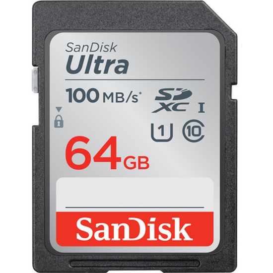 Cartão De Memória Sandisk 64gb 100mb/s Ultra Sdxc Uhs-i Cartão De Memória Sandisk 64gb 100mb/s Ultra Sdxc Uhs-i