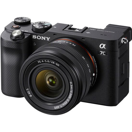 Câmera Sony A7c Preta 24.2mp 4k Wifi + 28-60mm F/4-5.6 Câmera Sony A7c Preta 24.2mp 4k Wifi + 28-60mm F/4-5.6